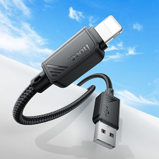 Hoco USB-A to Lightning Cable 18W Black 1m (306293)