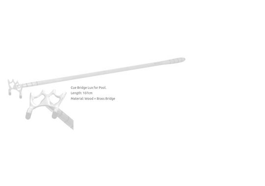 Cue Bridge Lux 107cm Pool