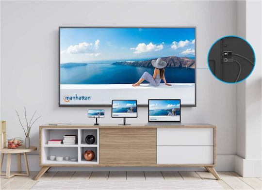 Manhattan HDMI адаптер 1080p безжичен HDMI дисплей комплект за презентации
