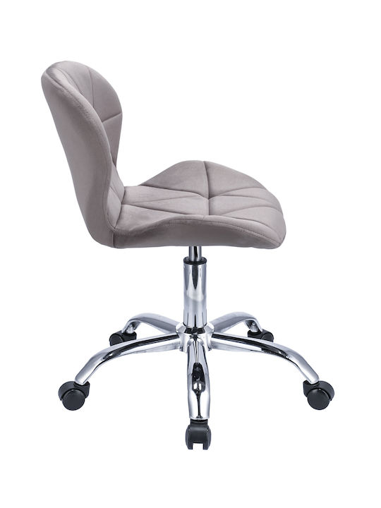 Jumi Endo Office Chair with Arms Gray Velvet