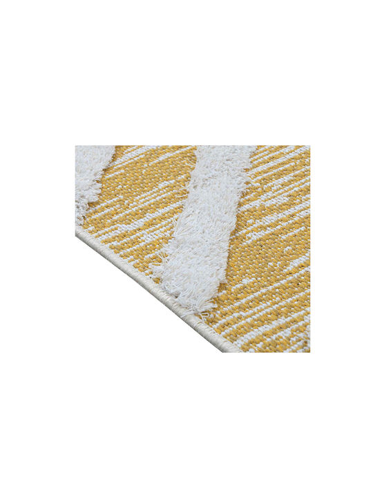 Madi Flint Rug Rectangular Yellow