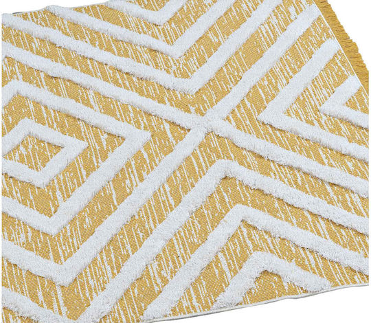 Madi Flint Covor Rectangular Galben