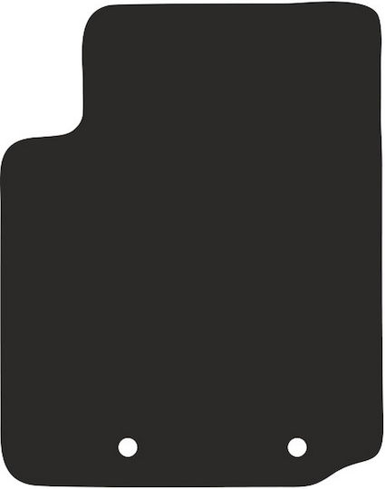 Driver's Floor Mat Made Polyamide Citroen C3 Pluriel Cabrio 2003-2010 Rubberized Driver Mat
