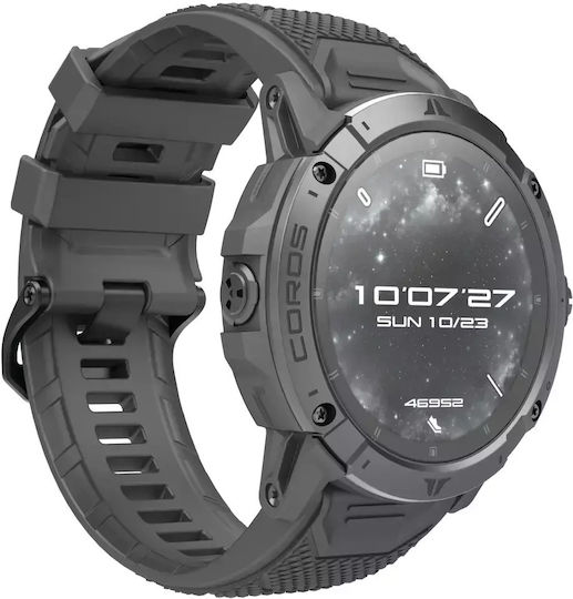 Coros Vertix 2s GPS Adventure Titan 50mm Smartwatch Waterproof cu Monitor De Ritm Cardiac (Space - M/L)