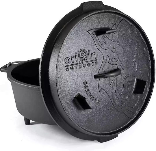 Oală olandeză din fontă Origin Outdoors cu picioare 11,2L