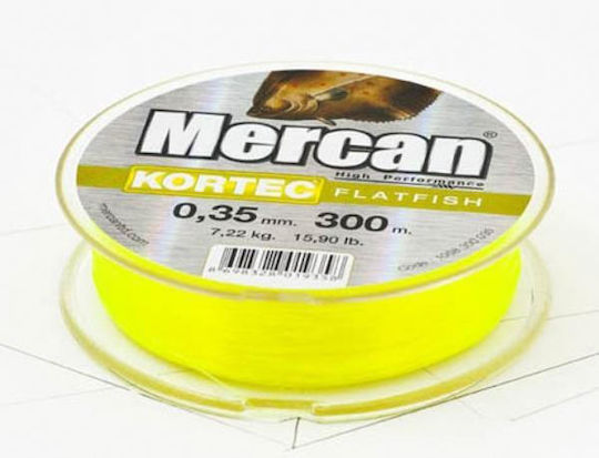 Fishing Line Mercan Kortec Cod Yellow 300m 0.30mm