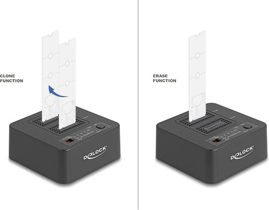 DeLock Docking Station for 2 Hard Drives PCIe (64300)