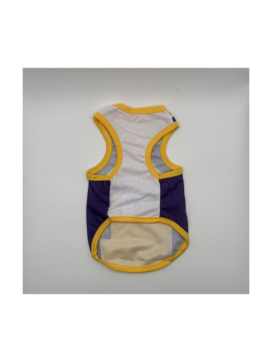 Bonnie Medium Κίτρινη Φανέλα Σκύλου Lakers 24 Bonnie Medium Κίτρινη Φανέλα Σκύλου Lakers 24