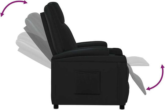Фотьойл Relax С поставка за крака Dark 75x88x100см