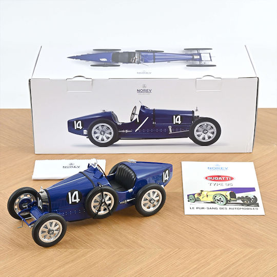 Model auto turnat Norev, scară 1:12, Bugatti T35 1925