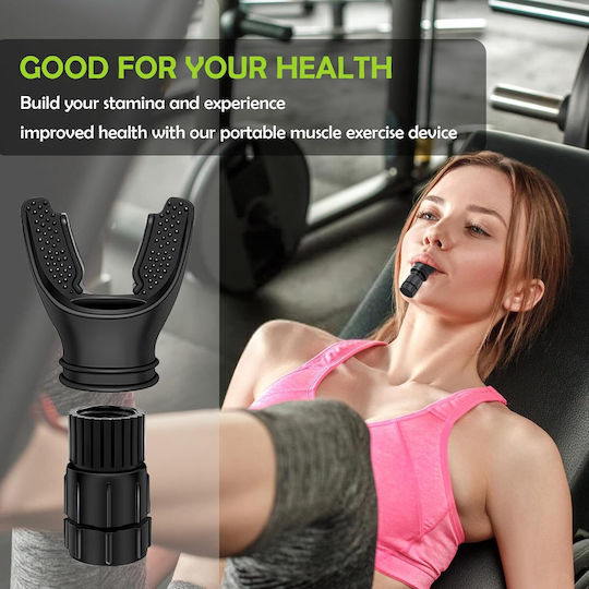 Breathing Fitness Device Increases Lung Capacity Improves Physical Endurance Sleep Black