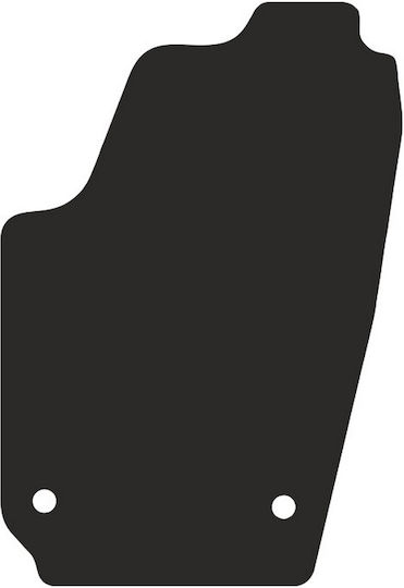 Nylon-Fahrermatte Volkswagen Fox Hatchback 2005-2011 Gummierte Fahrermatte