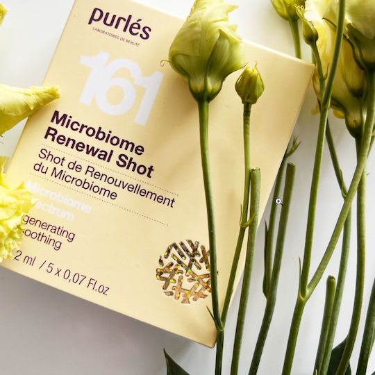 Purlés Serum Anti-îmbătrânire pentru Față cu Vitamina E & Colagen pentru Strălucire & Revitalizare 2x2ml
