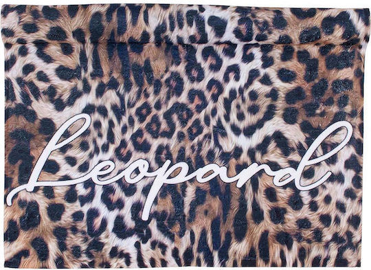Miami Beach Beach Towel Brown 155x75cm.
