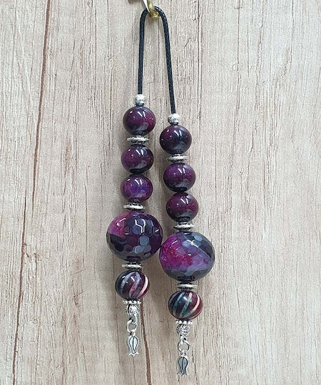 Roloi Komboloi Mastic Begleri Purple 29cm