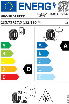 Groundspeed Gszs01 3PMSF 235/75R17 132M Summer Truck Tyres