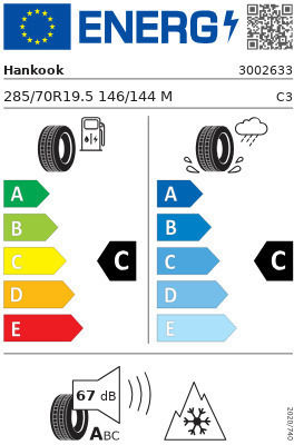 Hankook Ah35 285/70R19.5 146M Лято Гума за Камион