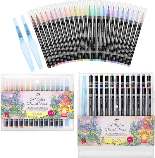 Markere Profesionale Markere De Desen Cu Apă Subțiri Set 12 Culori