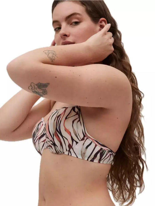 Bikini Σουτιέν C Cup Εκρού