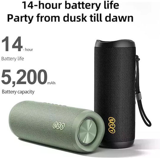 QCY SP7 Waterproof Bluetooth Speaker 40W with Battery Life up to 14 hours Red
