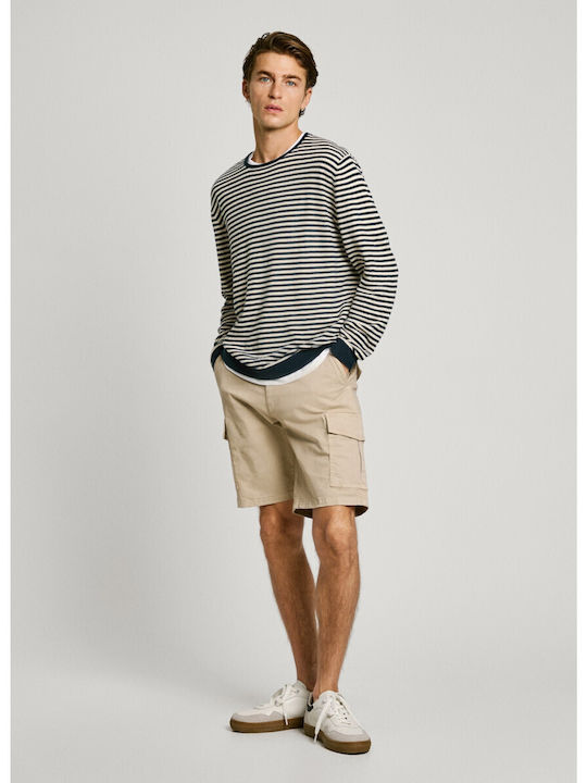 Herrenshorts Cargo Ecru