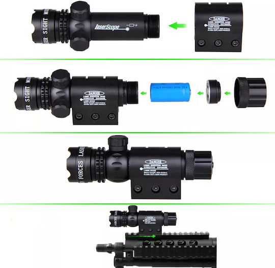 Taktischer Laser 1-5mw Jagd Schießen 11mm Schiene Tgl11