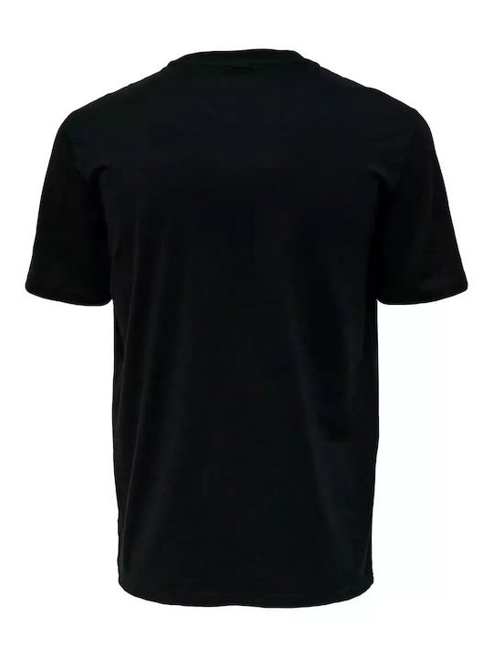 Tricou cu mânecă scurtă pentru adulți – Popeye Pictură Negru