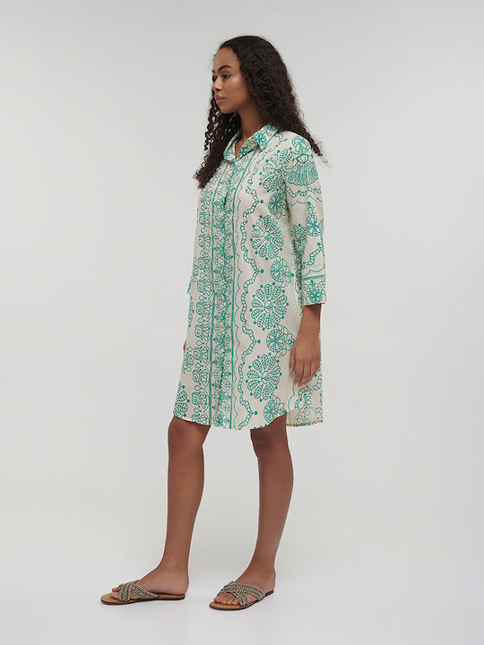 Ble Resort Collection Μανίκι Καφτάνι Παραλίας Multicolor Ble Resort Collection Μανίκι Καφτάνι Παραλίας Multicolor