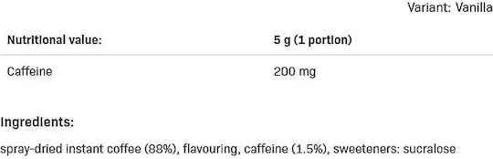 AllNutrition Στιγμιαίος Καφές Fitking Energy Strong Vanilla 130gr