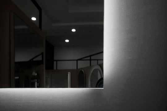 Imex Italia Square Bathroom Mirror Led Touch 80x80cm