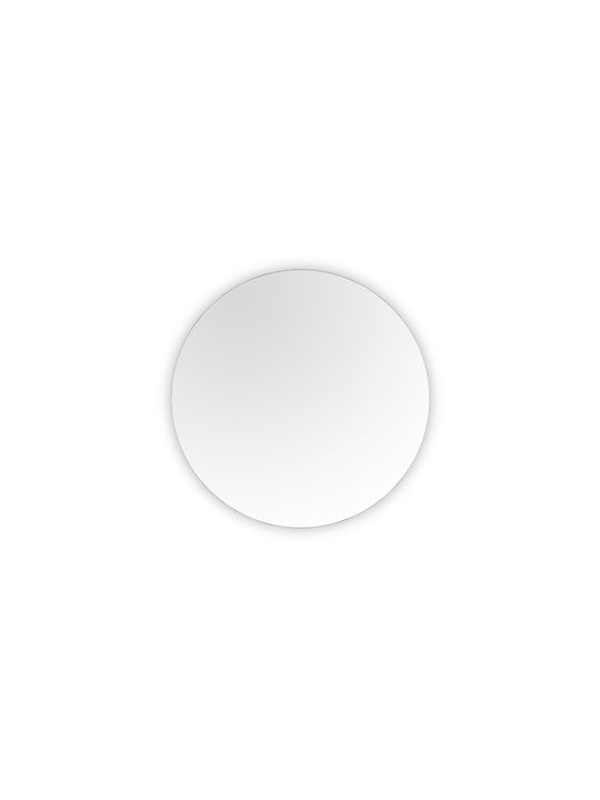 Mirrors & More Кръгло Банско Огледало LED 60x60см Прозрачен