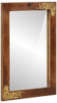 vidaXL 4018767 Ορθογώνιος από Μασίφ Ξύλο 50x70cm Καφέ vidaXL 4018767 Ορθογώνιος από Μασίφ Ξύλο 50x70cm Καφέ