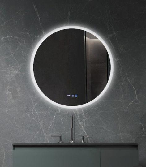 Sparke Urano Στρογγυλός Καθρέπτης Μπάνιου Led 60x60cm