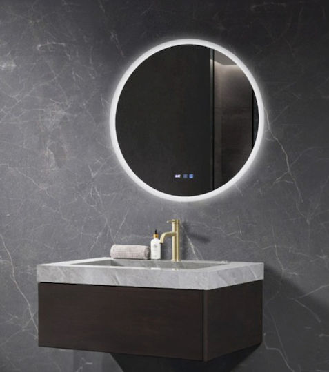 Sparke Urano Στρογγυλός Καθρέπτης Μπάνιου Led 60x60cm