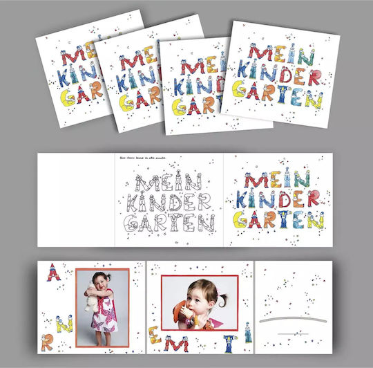Daiber Children's Album Clowns-Mein Kinder Garten for 2 Photos Multicolour 25x25cm Daiber Children's Album Clowns-Mein Kinder Garten for 2 Photos Multicolour 25x25cm