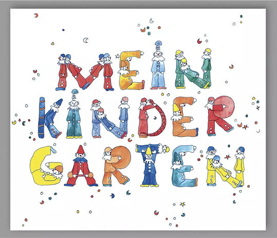 Daiber Children's Album Clowns-Mein Kinder Garten for 2 Photos Multicolour 25x25cm
