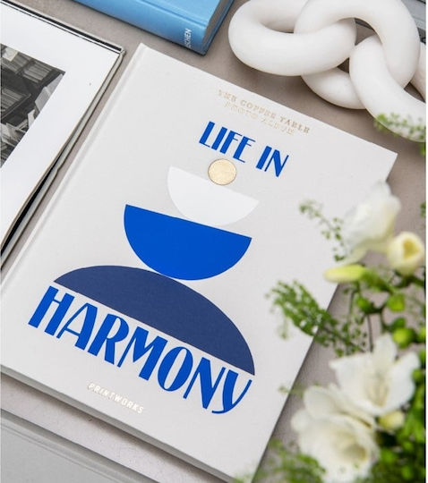 Album foto Printworks Life In Harmony 33 X 27 cm Copertă elegantă din carton 60 fotografii 10 X 15 cm 30 pagini Ideal ca și cadou Crem