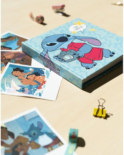 Grupo Erik Παιδικό Άλμπουμ Stitch Tropical για 22 Φωτογραφίες Γαλάζιο 16x16εκ.