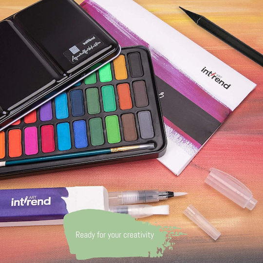 Int!rend Watercolor Paint Set de Colorat