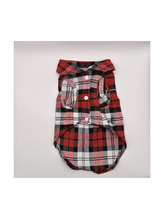 Bonnie kleines rotes kariertes Hundeshirt Bonnie kleines rotes kariertes Hundeshirt