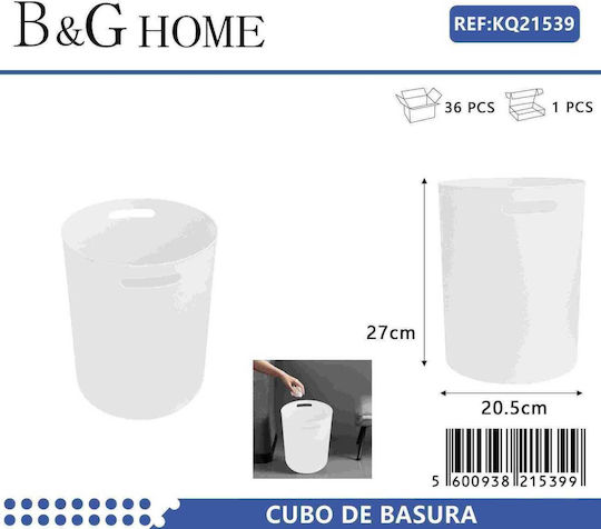 Plastic Perie de toaletă Alb