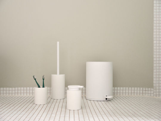 Zone Denmark Metallic Bathroom Basket 3lt White