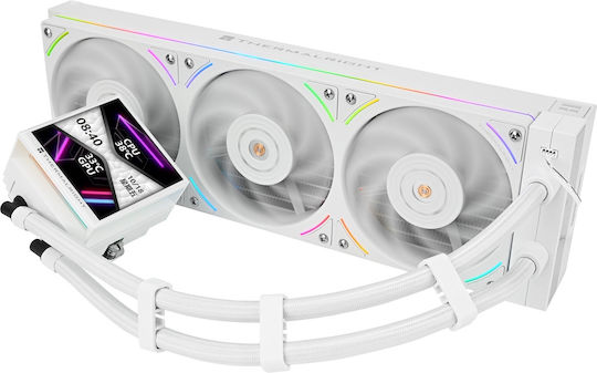 Thermalright Hyper Vision 360 UB ARGB Υδρόψυξη AIO CPU με 3 Ανεμιστήρες 120mm Λευκή