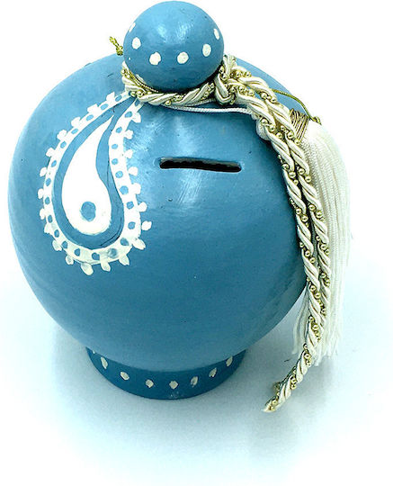 LiebeQueen Children's Money Box Ceramic Blue