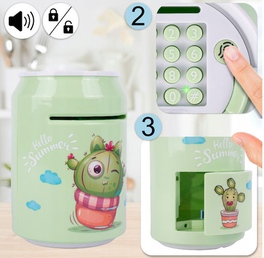 MalPlay Copil Cutiuta de bani Plastic Verde 111630