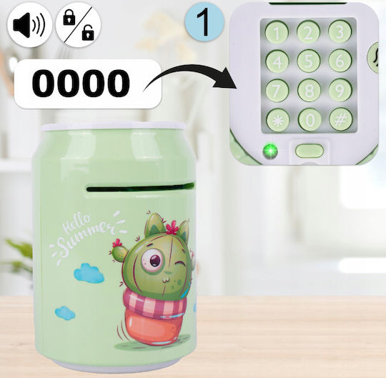 MalPlay Copil Cutiuta de bani Plastic Verde 111630