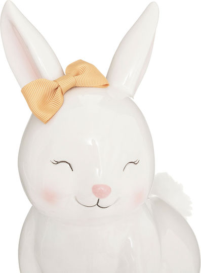 Atmosphera Rabbit 22cm Children's Money Box Ceramic White 22cm