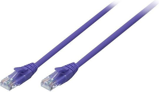 Lindy U/UTP Cat.6 Gigabit Network Cable Ethernet 1m Purple