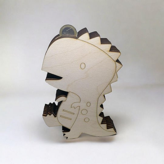 Woodseason Spardose Holz Braun 18x12cm