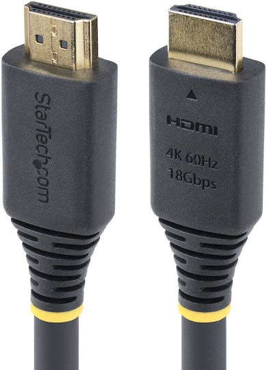 StarTech HDMI 2.0 Premium High Speed 4K 60Hz HDR Cable HDMI male - HDMI male 7m Μαύρο